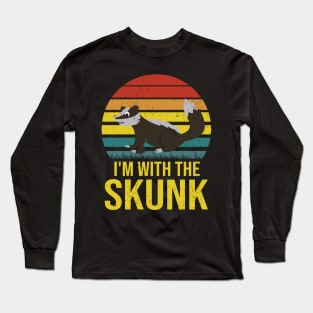 I'm With The Skunk Long Sleeve T-Shirt